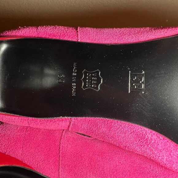 NIB Escada Women's Ankle Booties Pink Size 8.5 - Picture 8 of 8